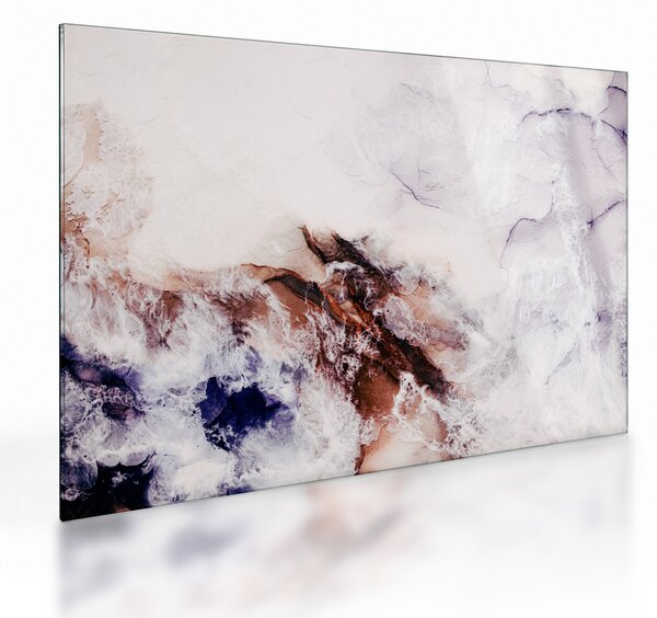 Obraz na szkle - Fioletowy marmur N⁰1 (70x50 cm)