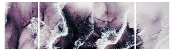 Obraz - Fioletowy marmur N⁰2 (170x50 cm)