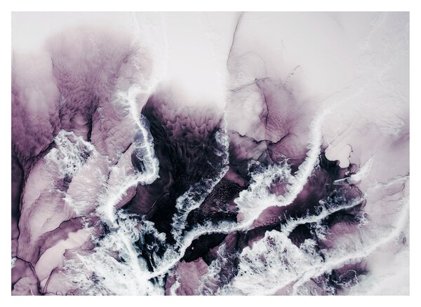 Obraz - Fioletowy marmur N⁰2 (70x50 cm)