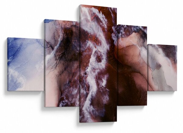 Obraz - Fioletowy marmur N⁰3 (125x70 cm)