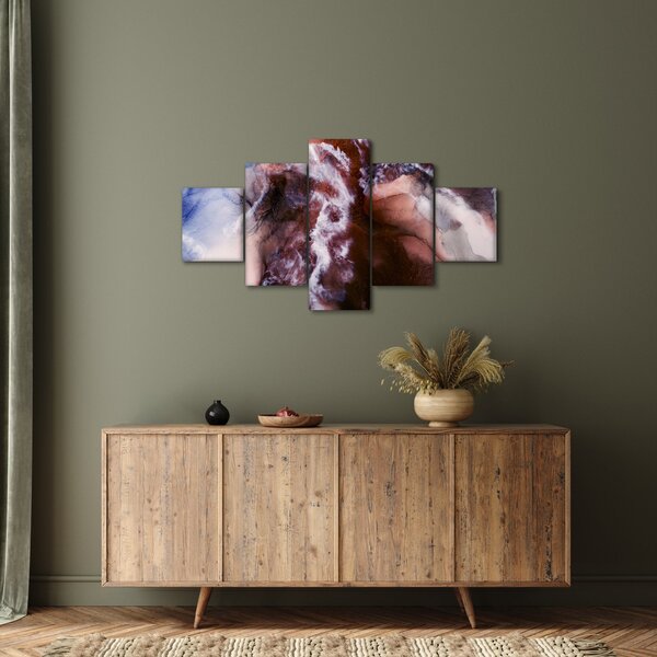 Obraz - Fioletowy marmur N⁰3 (125x70 cm)