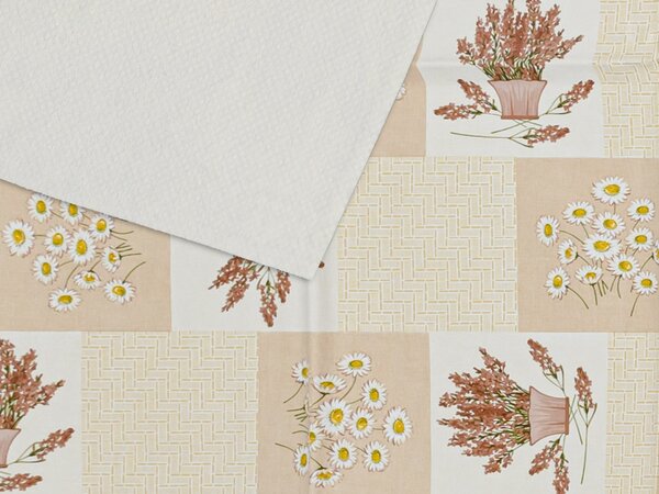 Obrus PVC BELLISA 120x140 cm, beżowy