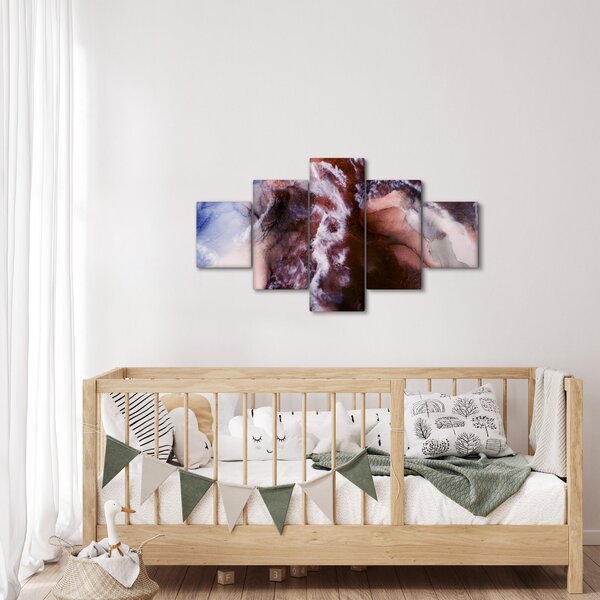 Obraz - Fioletowy marmur N⁰3 (125x70 cm)