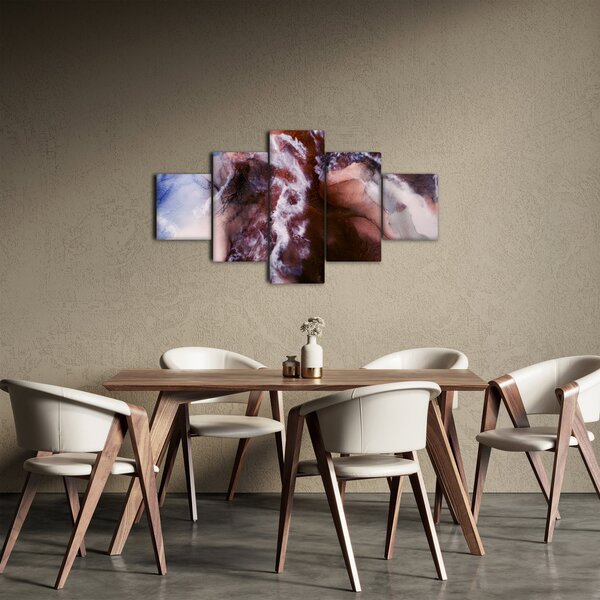 Obraz - Fioletowy marmur N⁰3 (125x70 cm)