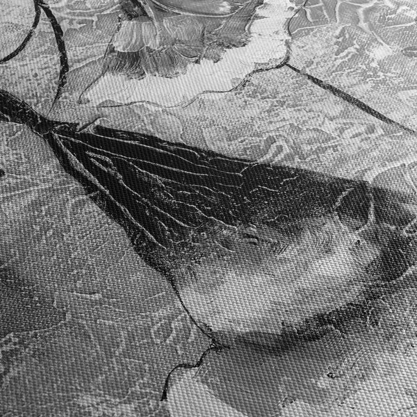 Obraz - Malarstwo afrykańskie (z zegarem) (90x30 cm)