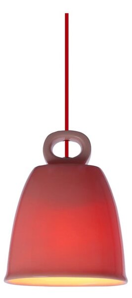 Różowy żyrandol dziecięcy z ceramicznym kloszem Sewilla – Candellux Lighting