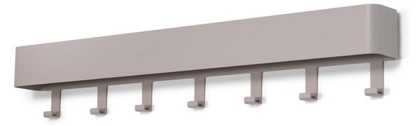 Szarobrązowy metalowy wieszak ścienny z półką 72 cm Dax Play – Spinder Design