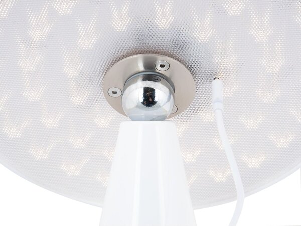 Biała lampa stołowa LED ze ściemniaczem (wysokość 26 cm) Phoebe – Leitmotiv