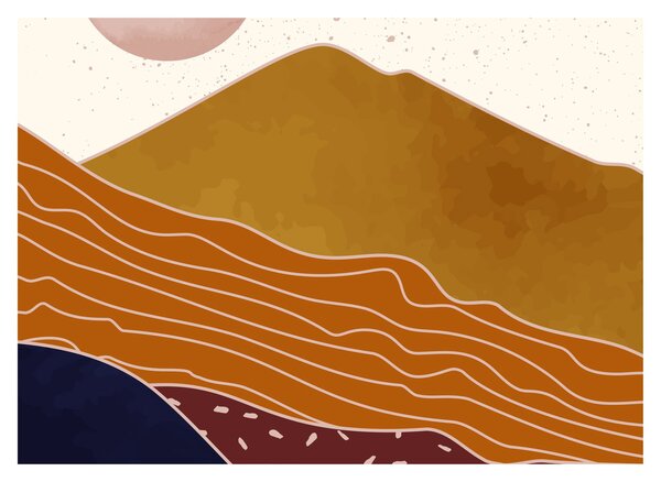 Obraz - Spacefrog design mountain N⁰1 (70x50 cm)