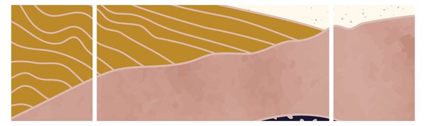 Obraz - Spacefrog design mountain N⁰3 (170x50 cm)