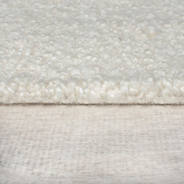 Kremowy dywan z mieszanki wełny tkany ręcznie 120x170 cm Astera Linear – Flair Rugs