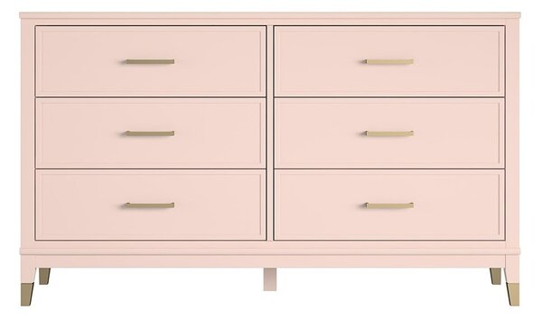 Różowa komoda 144x85x41 cm Westerleigh – Støraa