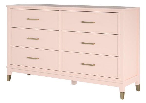 Różowa komoda 144x85x41 cm Westerleigh – Støraa