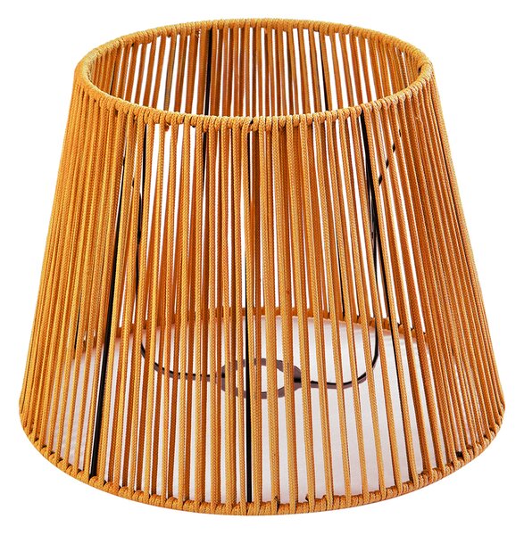 Abażur zewnętrzny z pomarańczową liną IP54 40/28/30 - Jayla