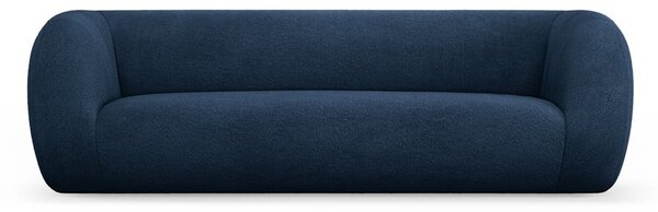 Niebieska sofa z materiału bouclé 230 cm Essen – Cosmopolitan Design
