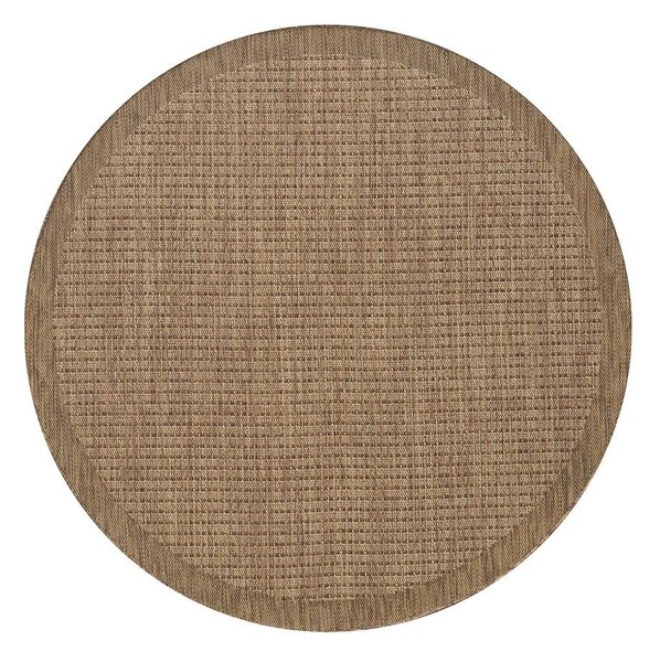 Okrągły dywan odpowiedni na zewnątrz w naturalnym kolorze ø 120 cm Giza 1410 – Ayyildiz Carpets