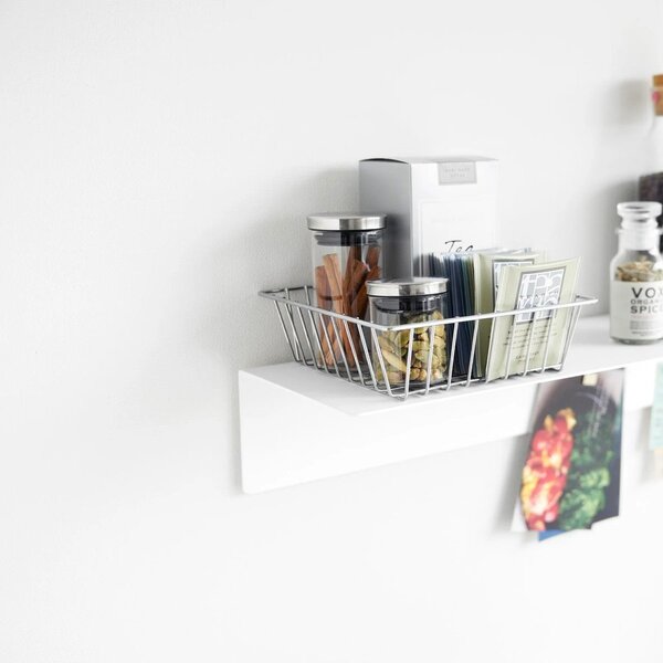 Biała metalowa półka 50 cm – YAMAZAKI