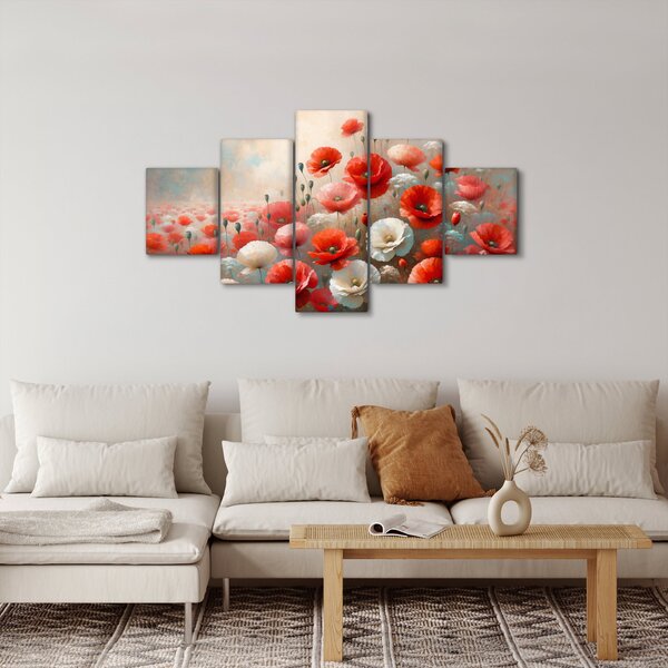 Obraz - Obraz z makami (125x70 cm)