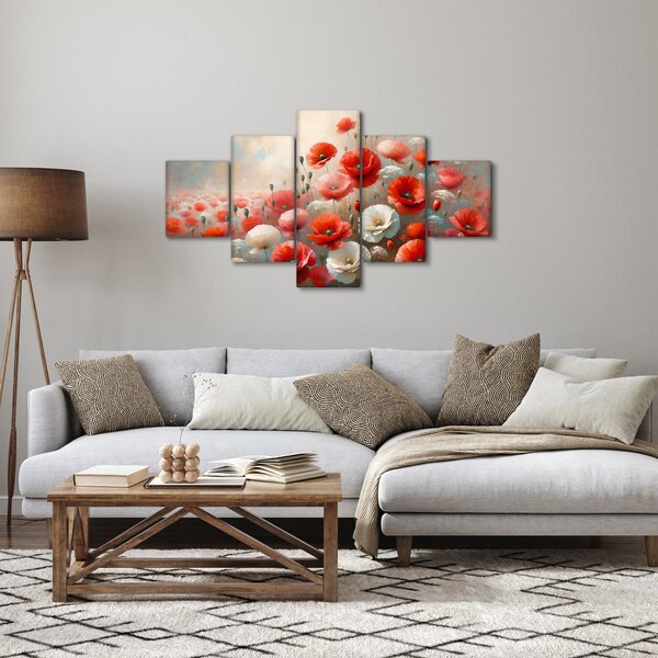 Obraz - Obraz z makami (125x70 cm)