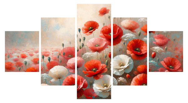 Obraz - Obraz z makami (125x70 cm)