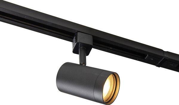 Inteligentny 1-fazowy system oświetlenia szynowego z 14 żarówkami Wifi GU10 czarny - Iconic Jeana