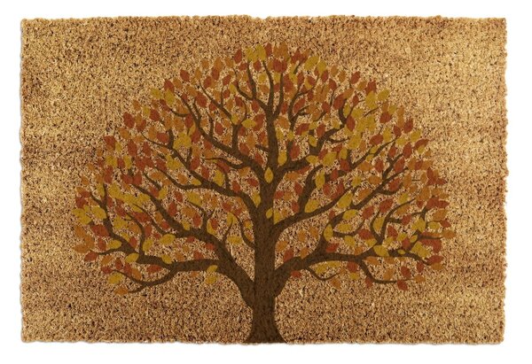 Wycieraczka z włókna kokosowego 40x60 cm Autumnal Tree of Life – Artsy Doormats