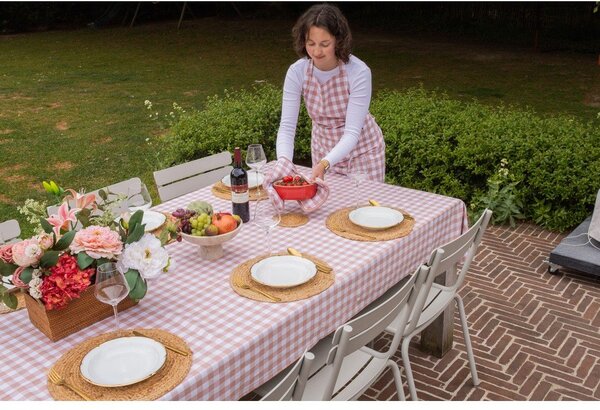 Bawełniany obrus 150x150 cm Gingham – Tiseco Home Studio
