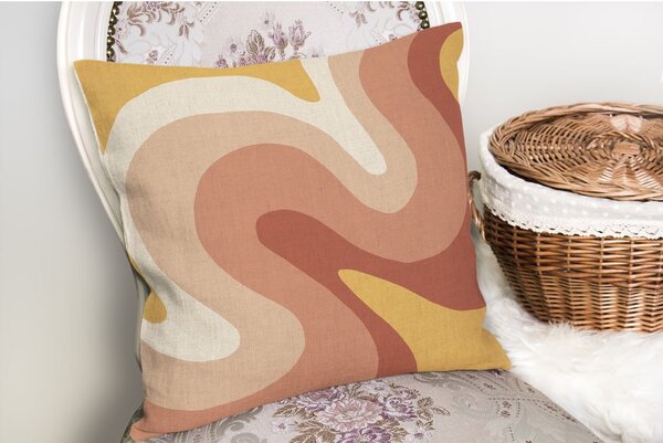 Poszewka na poduszkę 43x43 cm Strawberry Creamsicle – Mila Home