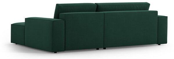 Zielony rozkładany narożnik (prawostronny) Jodie – Micadoni Home