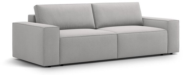 Jasnoszara rozkładana sofa 247 cm Jodie – Micadoni Home