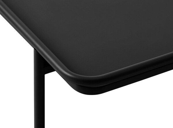 Czarny metalowy stolik 75x75 cm Yuba – Unique Furniture