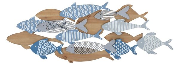 Metalowa dekoracja ścienna 91x33,5 cm Fish – Mauro Ferretti