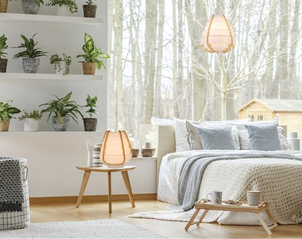Biała lampa wisząca Nagoja – Candellux Lighting