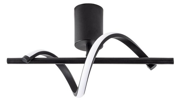 Czarna lampa sufitowa LED 7x41 cm Likma – Opviq lights