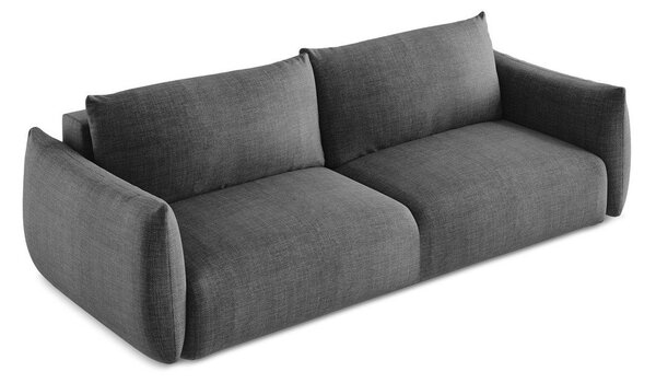 Ciemnoszara rozkładana sofa 230 cm Leila – Makamii