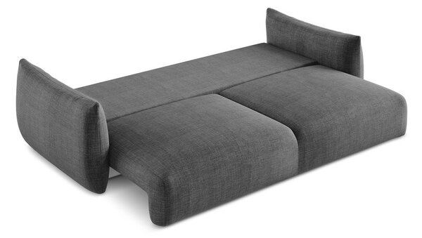 Ciemnoszara rozkładana sofa 230 cm Leila – Makamii