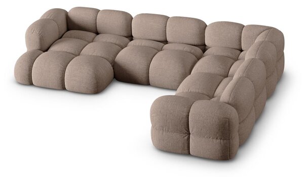 Brązowy narożnik (prawostronny/w kształcie litery U) Loretto – Cosmopolitan Design