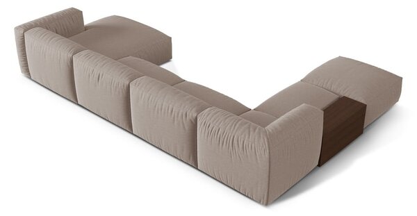 Beżowy narożnik modułowy (lewostronny/w kształcie litery U) Martina – Micadoni Home