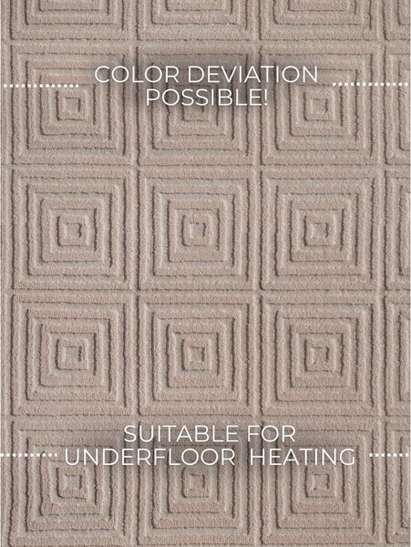 Beżowy dywan 120x170 cm Perles Tourmaline – Elle Decoration
