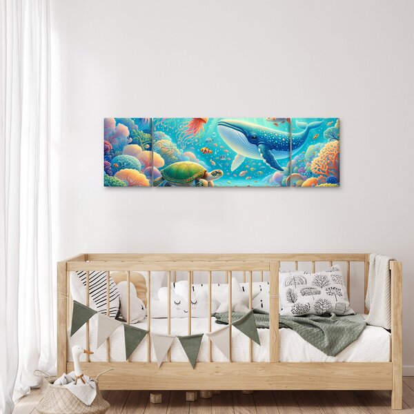 Obraz - Świat pod wodą (170x50 cm)
