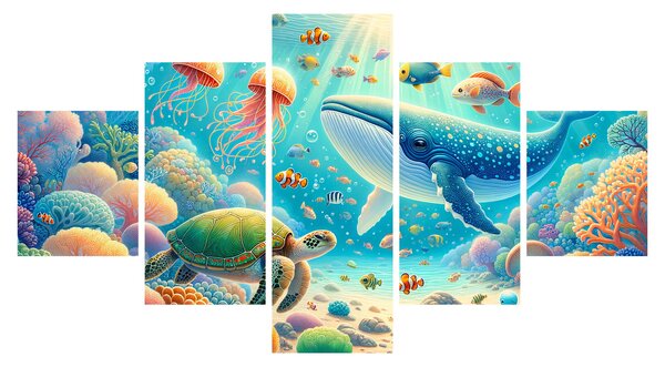 Obraz - Świat pod wodą (125x70 cm)