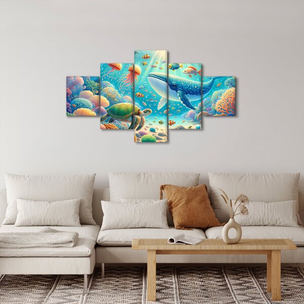 Obraz - Świat pod wodą (125x70 cm)
