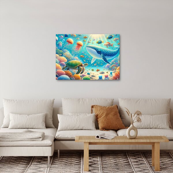 Obraz - Świat pod wodą (70x50 cm)