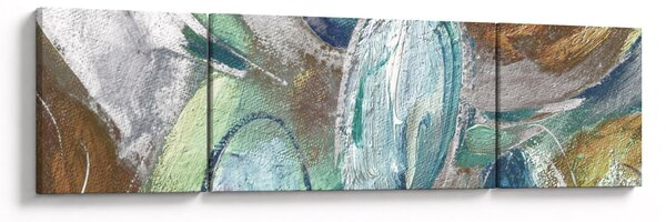 Obraz - Abstrakcyjny obraz postaci (170x50 cm)