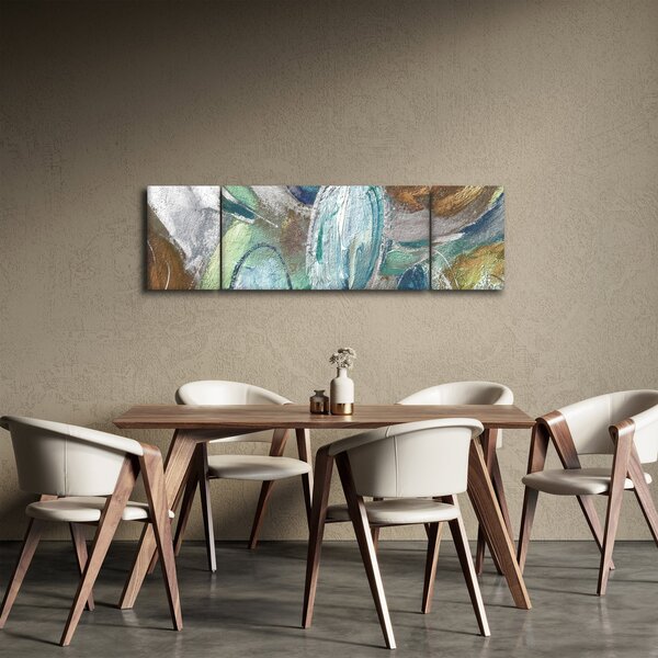 Obraz - Abstrakcyjny obraz postaci (170x50 cm)