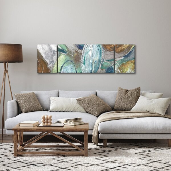 Obraz - Abstrakcyjny obraz postaci (170x50 cm)