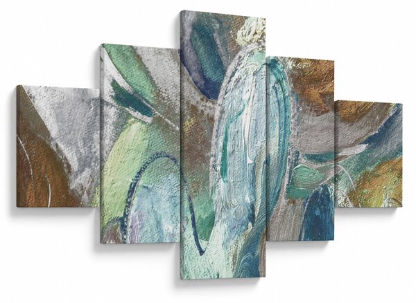 Obraz - Abstrakcyjny obraz postaci (125x70 cm)