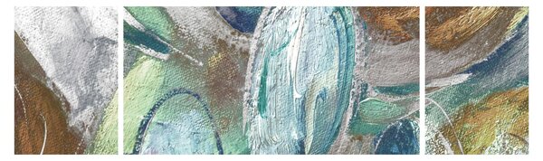 Obraz - Abstrakcyjny obraz postaci (170x50 cm)