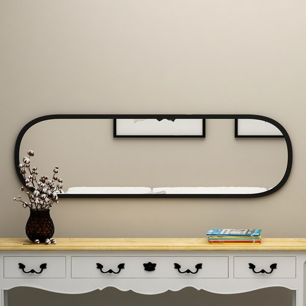 Lustro Magnum Black 40 x 120 cm