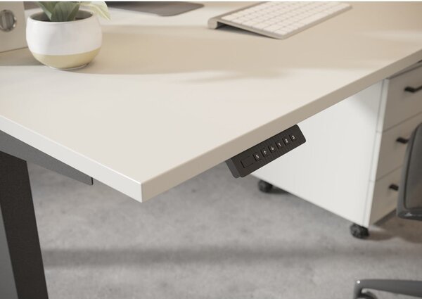 Biurko z elektryczną regulacją wysokości 80x180 cm Agenda – Germania